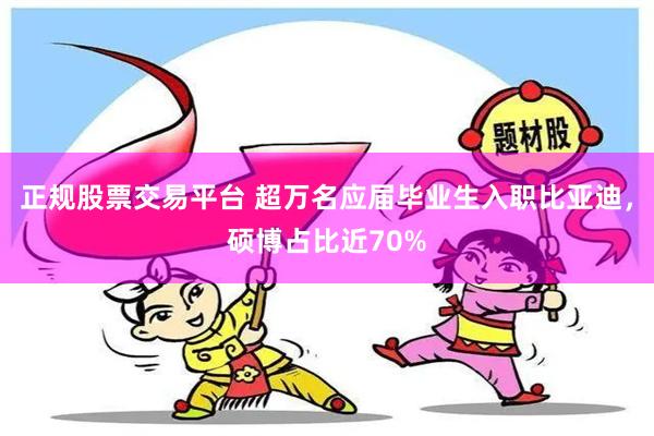 正规股票交易平台 超万名应届毕业生入职比亚迪，硕博占比近70%