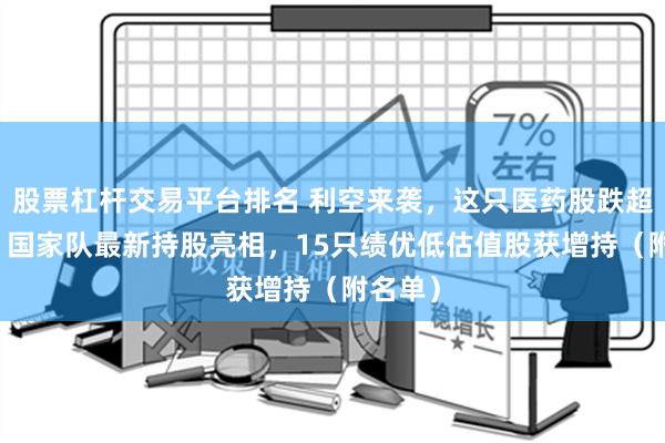 股票杠杆交易平台排名 利空来袭，这只医药股跌超16%！国家队最新持股亮相，15只绩优低估值股获增持（附名单）