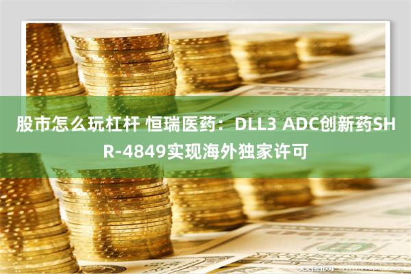 股市怎么玩杠杆 恒瑞医药：DLL3 ADC创新药SHR-4849实现海外独家许可