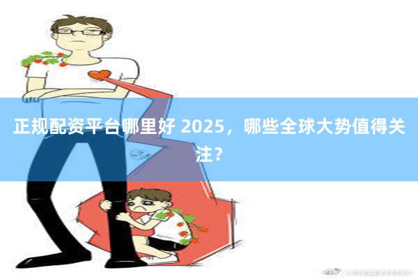 正规配资平台哪里好 2025，哪些全球大势值得关注？