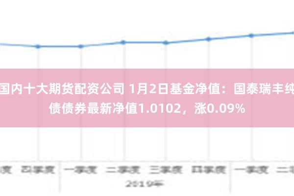 国内十大期货配资公司 1月2日基金净值：国泰瑞丰纯债债券最新净值1.0102，涨0.09%