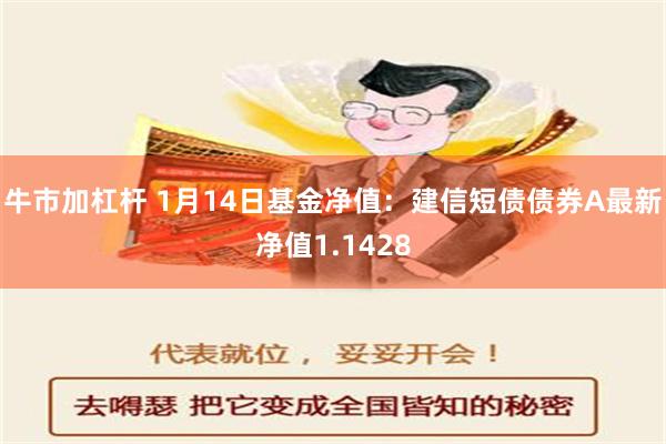 牛市加杠杆 1月14日基金净值：建信短债债券A最新净值1.1428